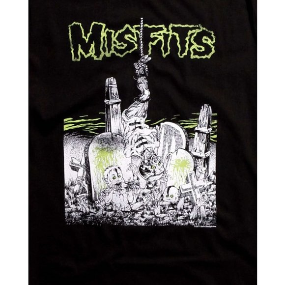 Misfits Graveyard Feast Pushead punk rock Official T-Shirt XL NWT - Picture 3 of 3